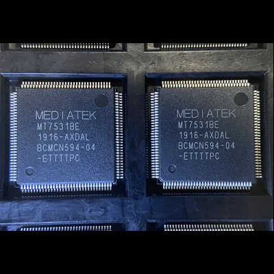 Новые оригинальные электронные компоненты IC чипы Electronics Mediatek Mt7531be Gigbit Switch IC, Hsgmii (2,5 Гбит/с), Lqfp128, на складе