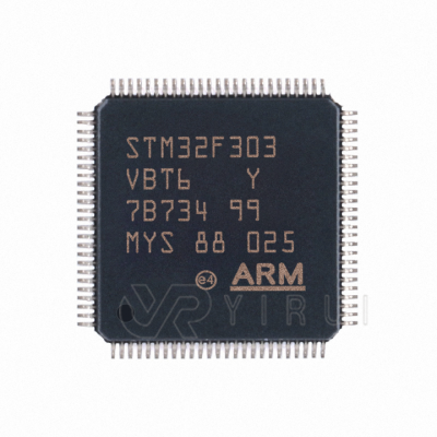 Новые оригинальные микросхемы Stmicroelectronics Stm32f303vbt6 MCU 32-битный Stm32f Arm Cortex M4 Risc 128 КБ Flash 2,5 В/3,3 В 100-контактный лоток Lqfp на складе